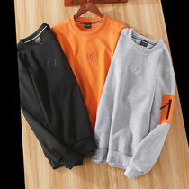 Designers limited full score recommended mens spring and summer sports leisure Joker round neck long sleeve embroidered sweater