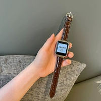 Бамбуковая линейная версия с ног-линейкой-коричневая