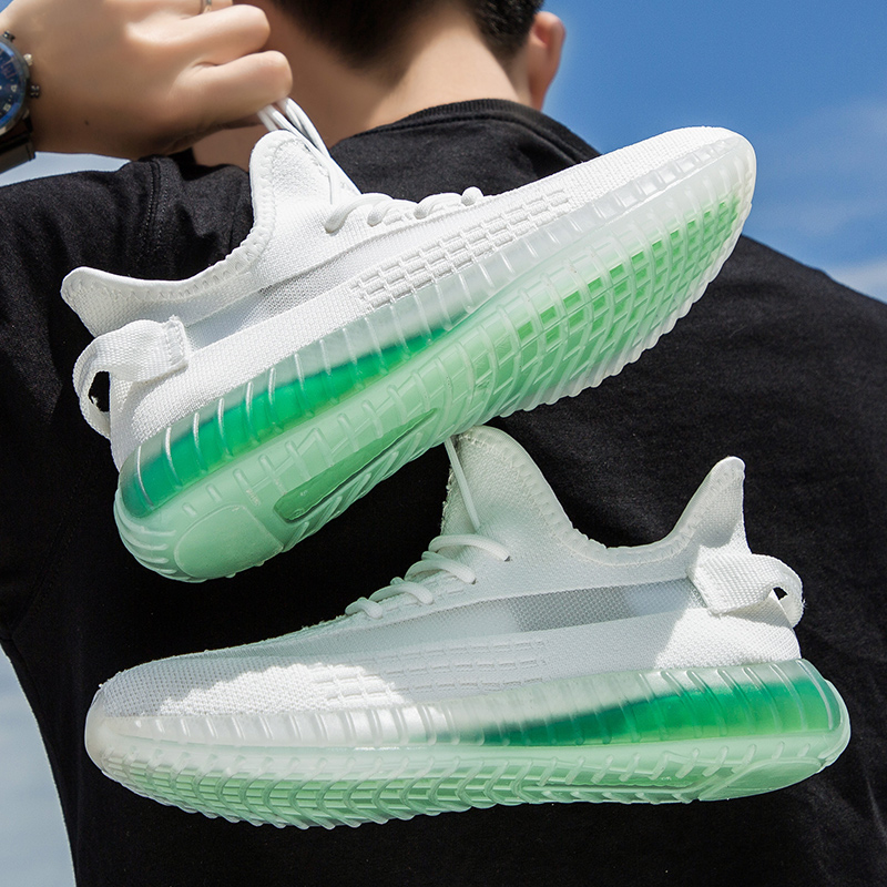 Autumn breathable coconut shoes men's mesh thin section 350 small white shoes trendy sports shoes men's trendy shoes all-match students