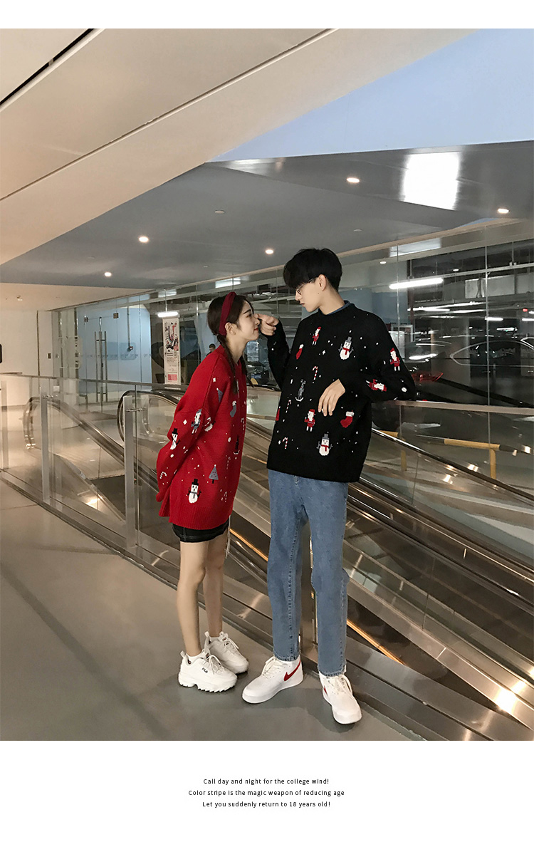 Áo len cùng màu mùa thu đông 2018 phiên bản Hàn Quốc hoang dã mới của quần áo len mùa thu nam vest nam
