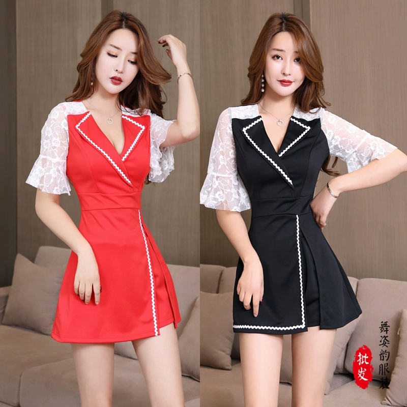 Tắm dụng cụ sexy nữ massage tắm váy ngắn eo giảm béo phòng tắm hơi váy kỹ thuật viên ngâm chân váy yếm - Sản phẩm HOT