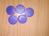 There are three lines on the back of the Nanjing subway single-stroke ticket chip only for the collection