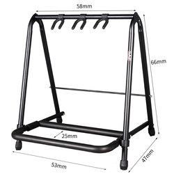 멀티 기타 스탠드 수직형 3피스 포크 일렉트릭 어쿠스틱 기타 멀티 m 헤드 스탠드 베이스 멀티 행 기타 스탠드 3
