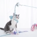 Kitty Đồ chơi Tiếng Anh Ngắn Dài Rod Fairy Funny Cat Wand Feather Sound Bell Bell Ball Paper Kitten Pet Cung cấp - Mèo / Chó Đồ chơi