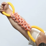 Dog Toy Tope Интерактивное потребление физической силы, большой собачий молярный стержень, кусая большую собаку Золоту