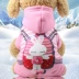 Quần áo chó mùa thu quần áo mỏng chó nhỏ Keji mèo con gấu Teddy gấu bốn chân quần áo thú cưng quần áo mùa đông - Quần áo & phụ kiện thú cưng áo dành cho chó con	 Quần áo & phụ kiện thú cưng