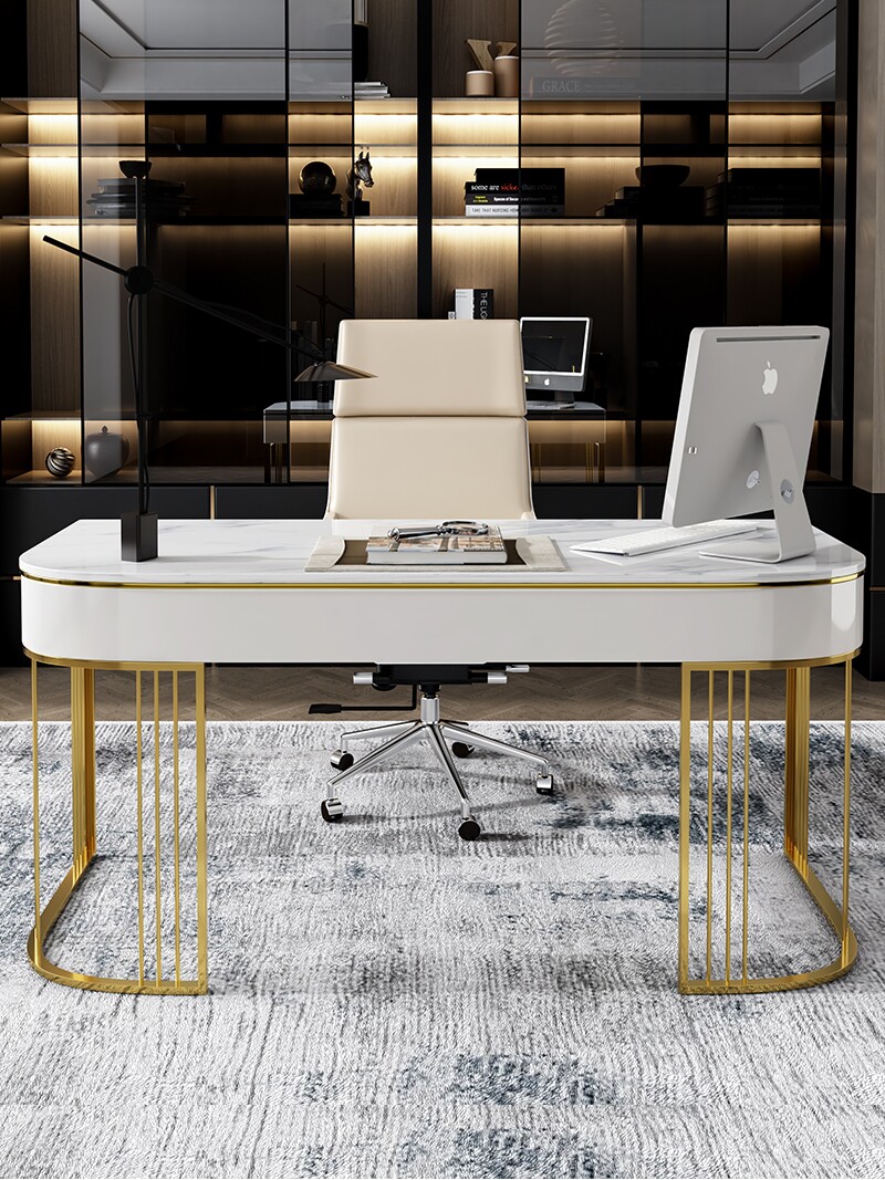 Light luxury plastic beauty Design Office computer desk medical beauty clinic desk facial consultation table chair