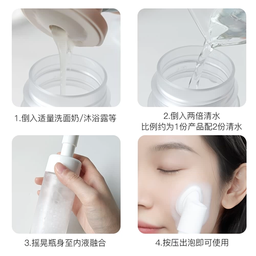 Мусс для умывания, очищающее молочко, гигиеническая щетка, массажер, очищение пор