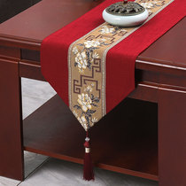 New Chinese tableflag wedding festival red long tea table cloth decoration TV cabinet cover table cloth