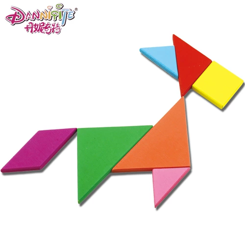 丹妮奇特 Деревянная интеллектуальная головоломка для детского сада, детские учебные пособия для школьников, интеллектуальная игрушка, 4-6 лет