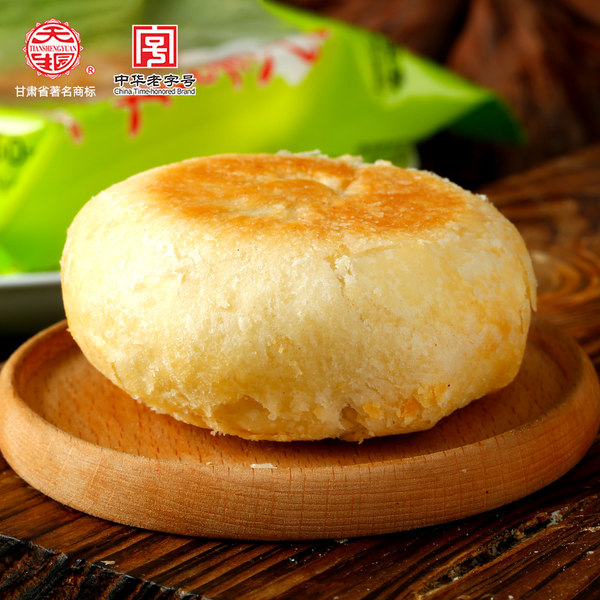 中华老字号 天生园 苏式酥皮月饼 8个共500g纸包装 天猫优惠券折后￥10包邮（￥30-20）