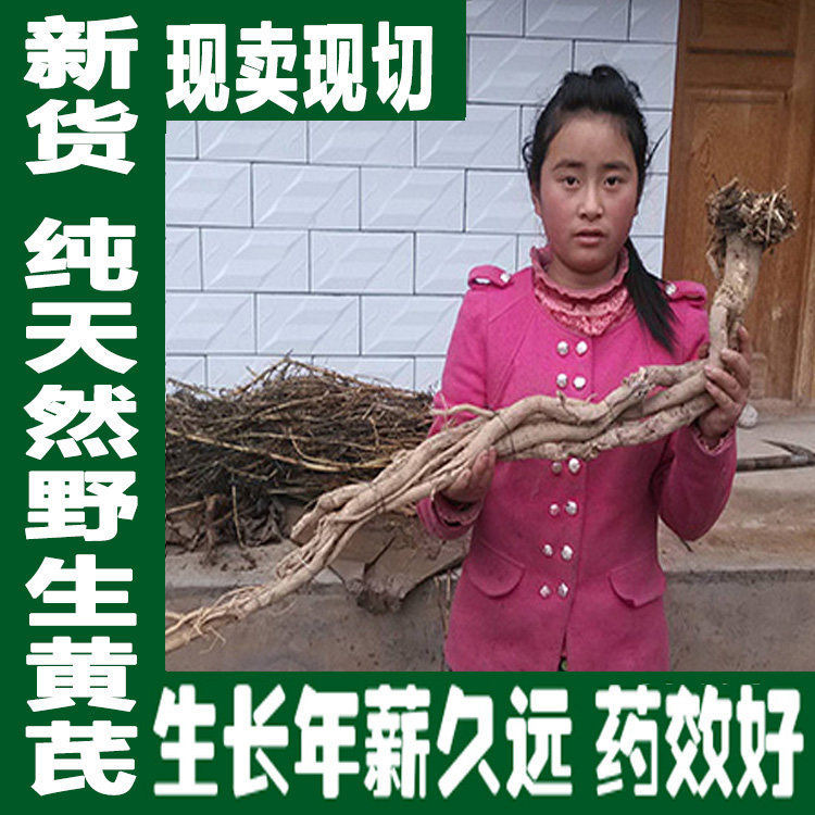 New pure wild Astragalus 500 grams of extremely sulfur - free Northqi - gagalus coarse old and mild powder