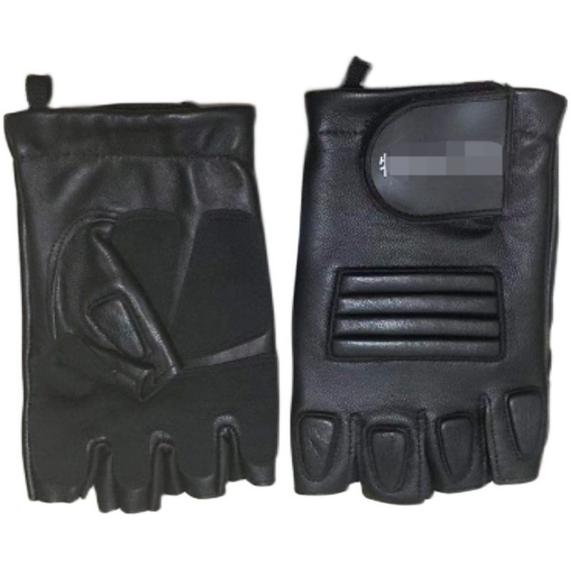Tactical war training gloves full finger half finger special equipment fighting gloves sheep skin anti-skid combat black