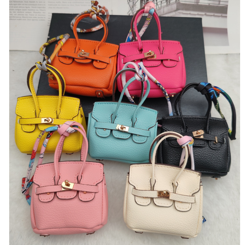 New Mini Platinum Bag Pendant, High-End Coin Purse, Earphone Bag Pendant, Car Keychain Pendant