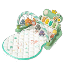 Pedal piano baby fitness stand newborn toddler 4 baby girl 5 lying down and playing 2 steps 3-6 months 0-1 years old toy