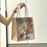 Маленькая вертикальная версия с магнитной пряжкой [Golden Daisy], улучшенная хлопковая сумка.