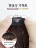 Natural-Looking Fake Bangs for Women, Real Hair Fake Bangs, Natural Forehead Hairpiece, Trendy Hair Fringe, Middle Part Bangs