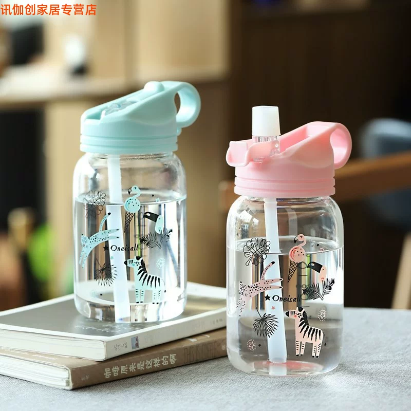 Ст straw with glass, милая ручная стеклянная чашка для чая для молодой мамы