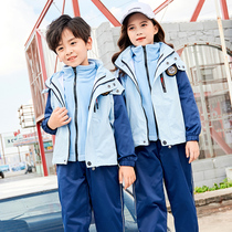 Kindergarten Garden clothes autumn and winter style Inren Wind Childrens class 1 Primary school Childrens school uniforms Three sets of submachine clothes