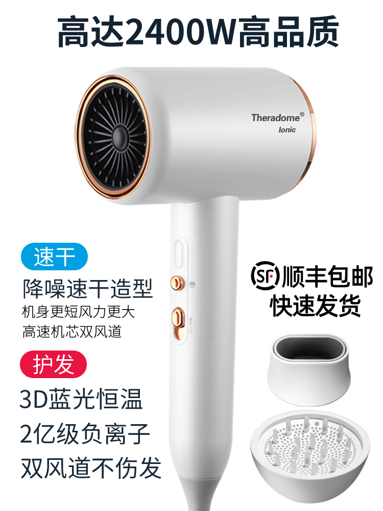 <!--Theradome发廊吹风机家用大功率理发店负离子恒温冷热风电吹风筒-->