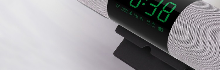 củ phát sóng wifi Ifkoo / Ikuol F1 điều khiển từ xa không dây Loa Bluetooth âm lượng lớn xe hơi thừa loa siêu trầm điện thoại báo thức đồng hồ âm thanh nổi mini máy tính để bàn thông minh máy tính phòng khách nhà chơi súng nhỏ thép - Trình phát TV thông minh củ phát wifi maxis