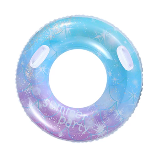 Водный плавательный круг, надувные детские блестки для ногтей