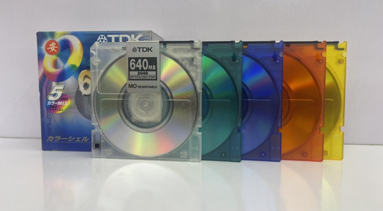 TDK MO640磁光碟:復古收藏家的夢幻之選,五彩碟片帶你穿越時光!