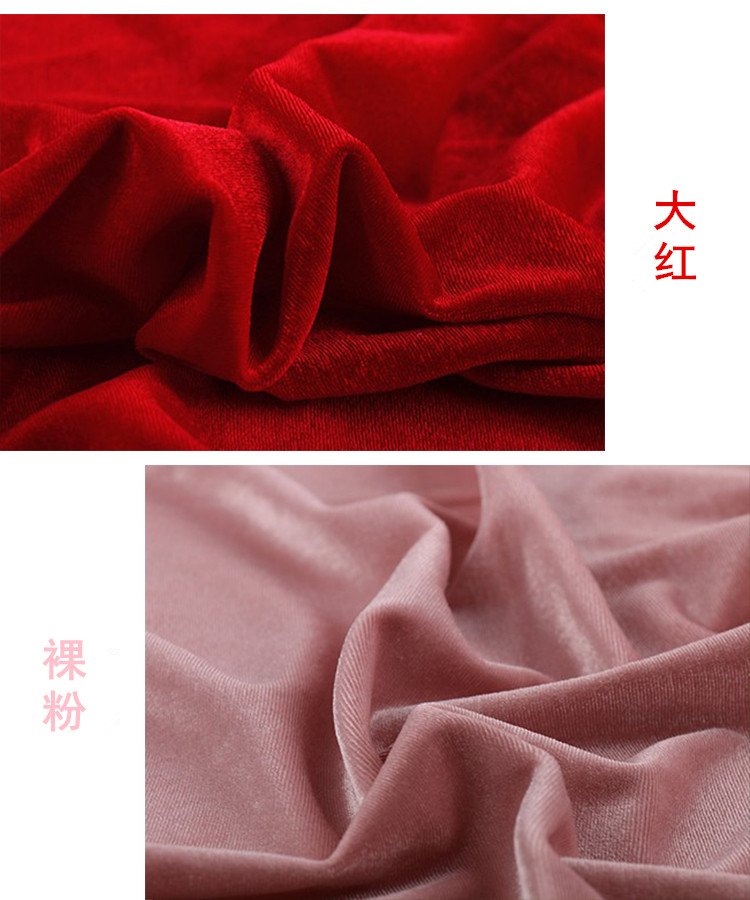 Hàn Quốc cao cấp nhung rắn liệu dày vải thun nhung Hàn Quốc nhung vàng không được đảo ngược vải may mặc cashmere - Vải vải tự làm vải thô cotton