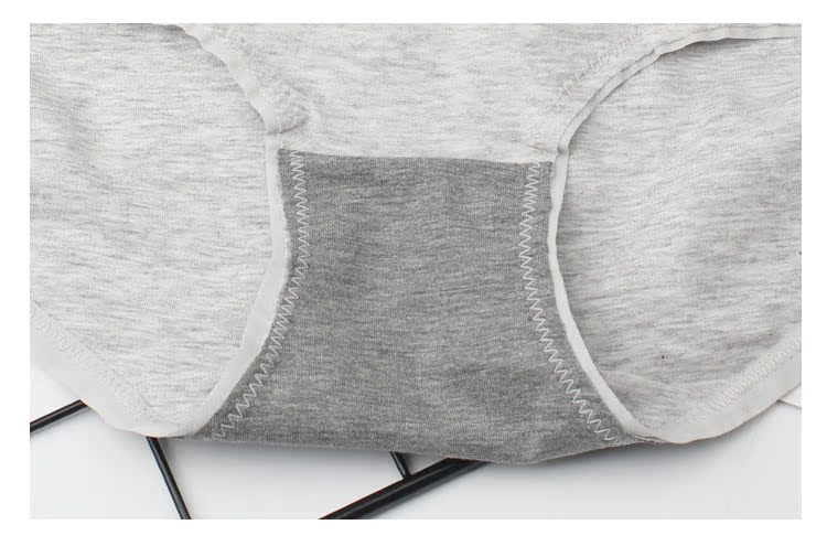 Đối tác bảo trì graphene Quần lót màu cánh đồng Cotton nữ trung bình và thấp Eo liền mạch Quần cotton thoáng khí 36137 quanlotnamsexy