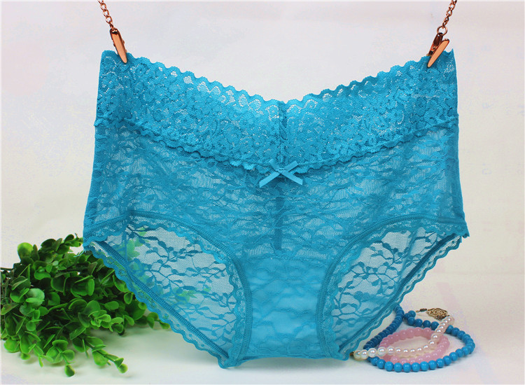 Hoa mới đồ lót cổ tích nữ đích thực 2759 nữ thấp eo ren trong suốt đồ lót gợi cảm nửa tam giác nhanh khô quần xì áo vú