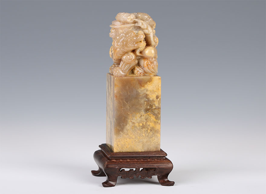 精品巴林石印章 瑞兽