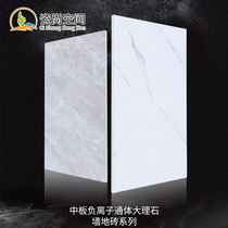 Tile floor tiles 400X800 all-body marble middle board 400X400 floor tiles new living room wall tiles simple modern