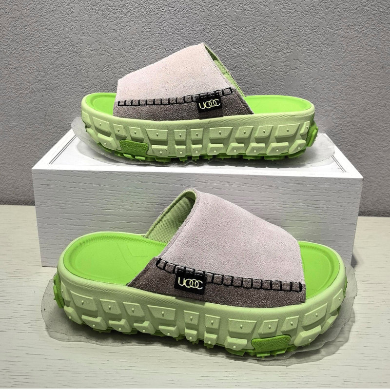 Tasman Slippers for Men and Women, New Summer Model, Height-Increasing, Thick-Soled, Non-Slip, with a Soft Tread-Like Feel, Tire-Soled, Slip-On Style for Women