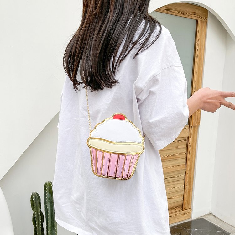 2024 New Small-Capacity Single-Shoulder Cake Crossbody Bag, High-End Trendy Niche Student Casual Versatile Fashion Chain Bag