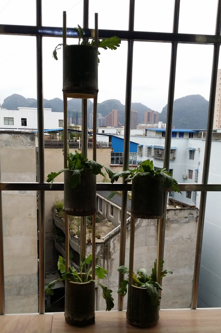 2018 Tre Cá Tính Hoa Đứng Nhiều lớp Tường Ban Công Treo Hoa Sáng Tạo Kệ Treo Tầng Flower Pot Flower Vase chậu hoa cảnh