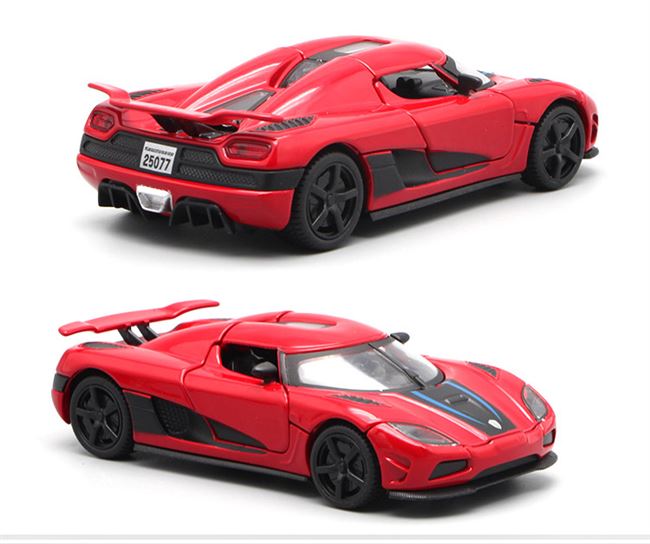 Xe Koenigsegg cao cấp mô hình xe thể thao hợp kim Meizhi 1:32 âm thanh và ánh sáng kéo lùi xe ô tô đồ chơi trẻ em - Chế độ tĩnh