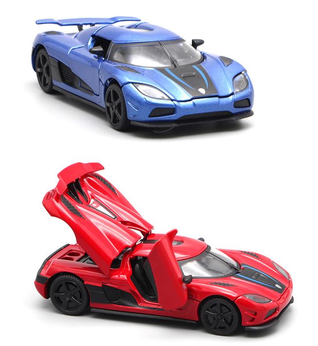 Xe Koenigsegg cao cấp mô hình xe thể thao hợp kim Meizhi 1:32 âm thanh và ánh sáng kéo lùi xe ô tô đồ chơi trẻ em - Chế độ tĩnh