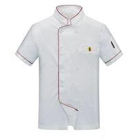 Одиночный красный боковой с коротким рукавом белый