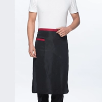 Черная красная граница фартук [1 платье]