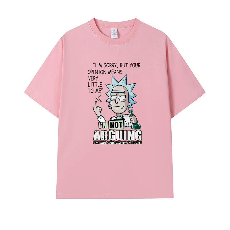 Фанатская футболка Desperate Poisoner Co -name Rick and Morty T -shirt Rick and Morty Мужчины и Женщины Аниме Студентская пара одежда