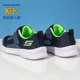 Skechers ເກີບເດັກນ້ອຍຂະຫນາດໃຫຍ່ຕາຫນ່າງເກີບບາດເຈັບແລະ Velcro ເກີບກິລາເດັກນ້ອຍດູດຊ໊ອກໃນລະດູຮ້ອນຂອງເດັກນ້ອຍຜູ້ຊາຍເກີບແລ່ນ breathable