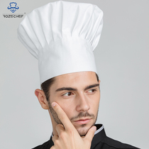 rozechef2020 new chef hat high hat black and white kitchen restaurant bakery bakery for men and women
