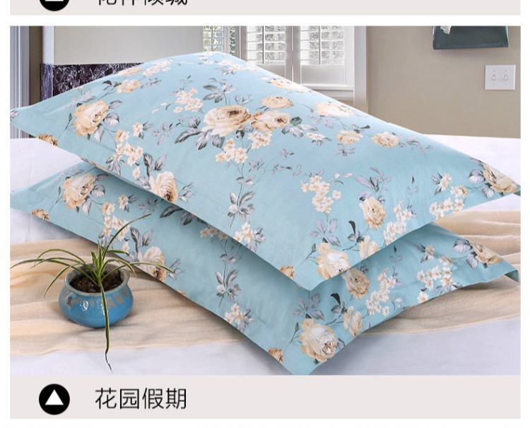 Man-ni gối Thơ bông một cặp bông nạp đơn đôi áo gối 48 × 74cm giao dịch bìa bông gối - Gối trường hợp gối cao su non cho trẻ sơ sinh