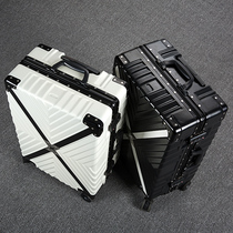 Luggage female net celebrity ins tide small 20 inch travel universal wheel aluminum frame male 24 password leather box 26 personality