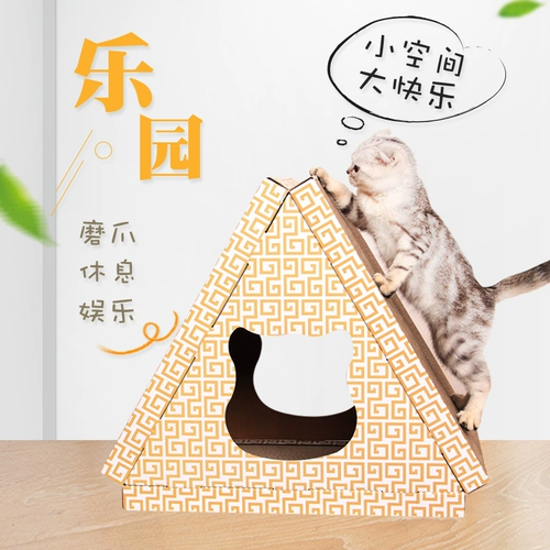 Кошачья панель панель панели из гофрированной бумаги Котцы кот