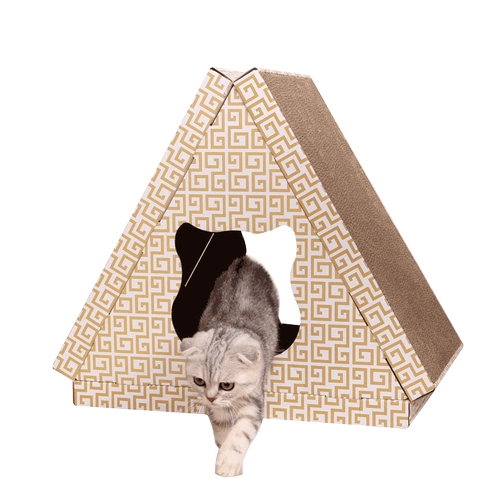 Кошачья панель панель панели из гофрированной бумаги Котцы кот