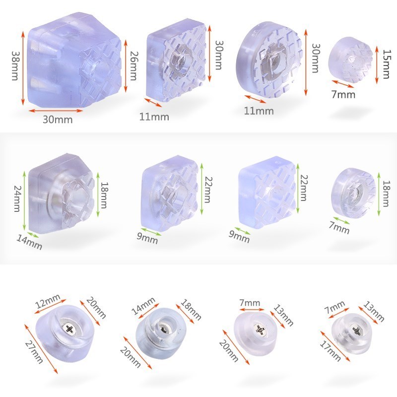 Bed Foot Mat High Rubber Block Table Feet Cabinet Feet Heightening Cushion Tea Table Sofa Foot Mat High Sweeping Machine Through Mat High Cushion-Taobao