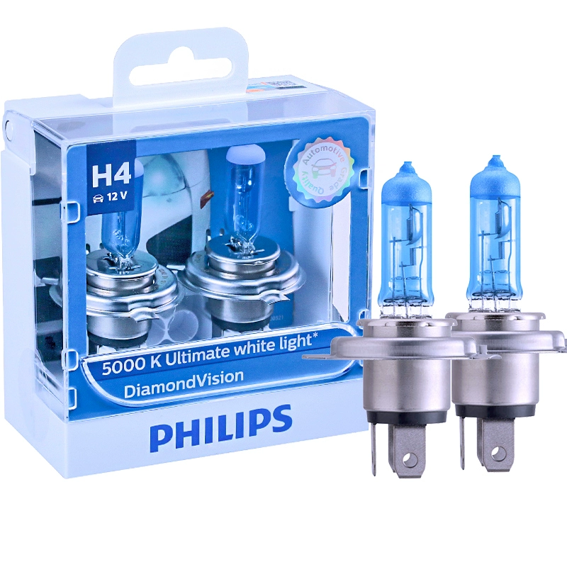 đèn trần ô tô Philips 5000K phù hợp với bóng đèn thấp Toyota RAV4 Camry Corolla Corolla Vios Highlander bi led gầm ô tô đèn led xe ô tô 