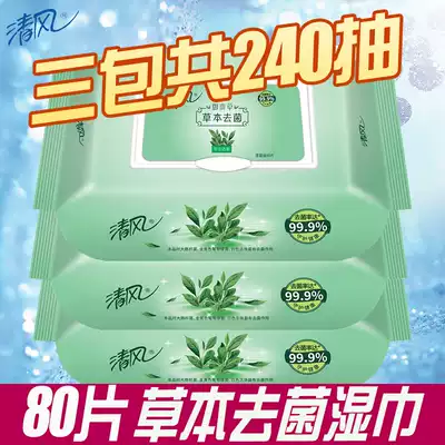 Qingfeng Wipes Wet Wipes Household Adult Private Home Room to Bacteria Extraction 240 Tablets Men and Women Health Affordable Wholesale