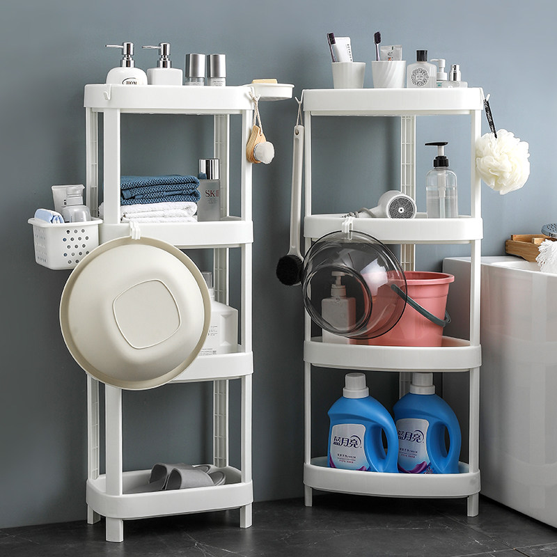 Bathroom Shelve Basin Rack Subdressing Room Washbasin Rack Floor Rural Triangle Face Basin Rack Plastic Old home